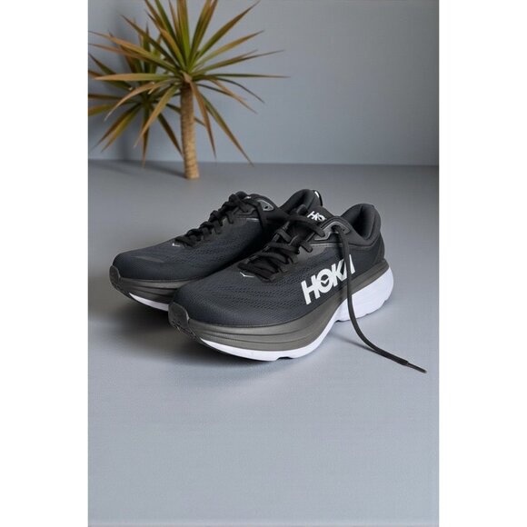 Hoka Shoes - Hoka One One Bondi 8 Black White Sneakers Women's EU 41 1/3 US 9 New